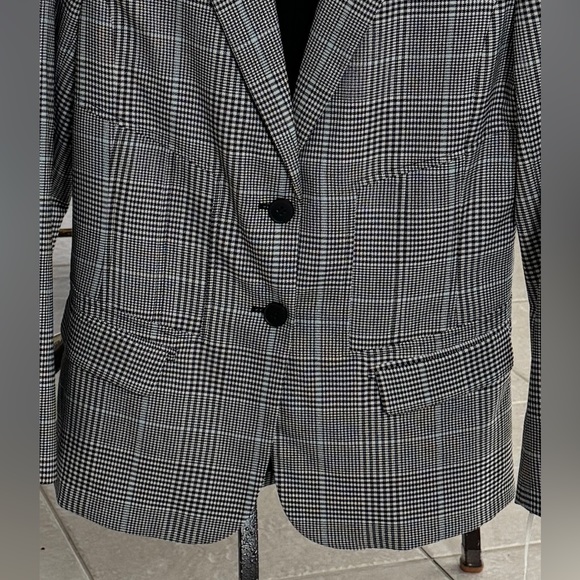 NWT - WOMEN'S "CHELSEA 28" BLACK 7 STRIPED HOUNDSTOOTH - Picture 4 of 5